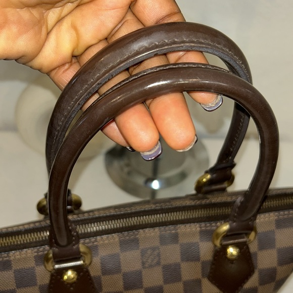 Authentic Louis Vuitton Damier Saleya PM Ebene Tote Bag Brown with COA - Picture 9 of 16